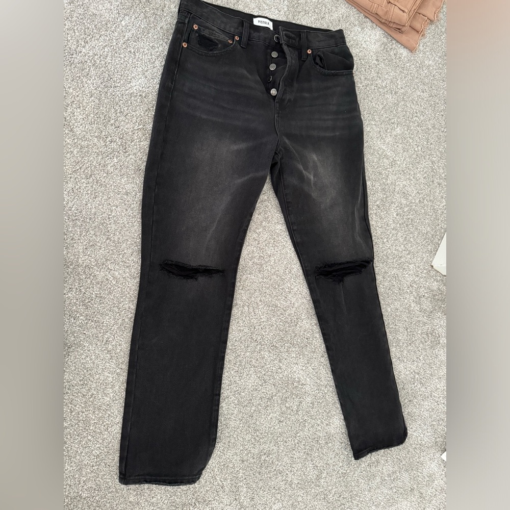 PISTOLA black denim jeans
